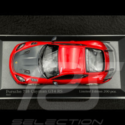 Porsche 718 Cayman GT4 RS 2021 Guards Red / Black 1/43 Minichamps 413069716