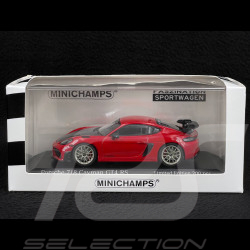 Porsche 718 Cayman GT4 RS 2021 Indischrot / Schwarz 1/43 Minichamps 413069716