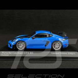 Porsche 718 Cayman GT4 RS 2021 Bleu Requin / Noir 1/43 Minichamps 413069705