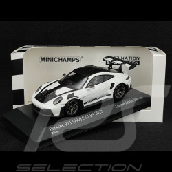 Porsche 911 GT3 RS Type 992 2023 Blanc / Bandes Noir 1/43 Minichamps 413062107