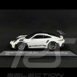 Porsche Plakat 911 GT3 RS Type 992 2023 Eisgrau / Schwarz Streifen