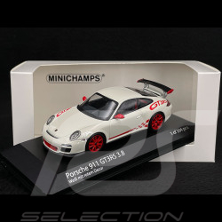 Porsche 911 GT3 RS 3.8 Type 997 2009 Weiß / Rot 1/43 Minichamps 403069116