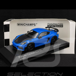 Porsche 718 Cayman GT4 RS 2021 Shark Blue / Black 1/43 Minichamps 413069706