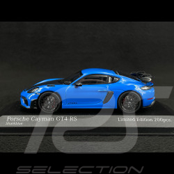 Porsche 718 Cayman GT4 RS 2021 Shark Blue / Black 1/43 Minichamps 413069706