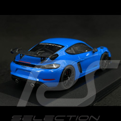 Porsche 718 Cayman GT4 RS 2021 Shark Blue / Black 1/43 Minichamps 413069706