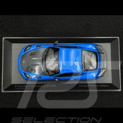 Porsche 718 Cayman GT4 RS 2021 Shark Blue / Black 1/43 Minichamps 413069706