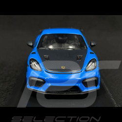 Porsche 718 Cayman GT4 RS 2021 Shark Blue / Black 1/43 Minichamps 413069706