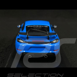 Porsche 718 Cayman GT4 RS 2021 Shark Blue / Black 1/43 Minichamps 413069706