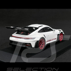 Porsche 911 GT3 RS Type 992 2023 Blanc / Bandes Rouge 1/43 Minichamps 413062103