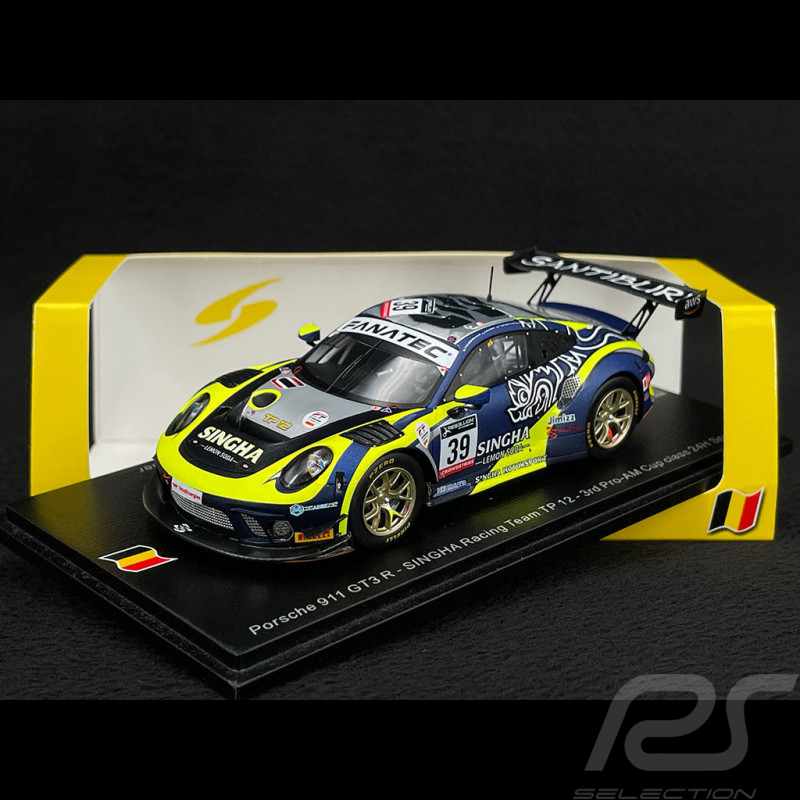 Porsche 911 GT3 R n° 39 24h Spa 2022 SINGHA Racing 1/43 Spark SB519