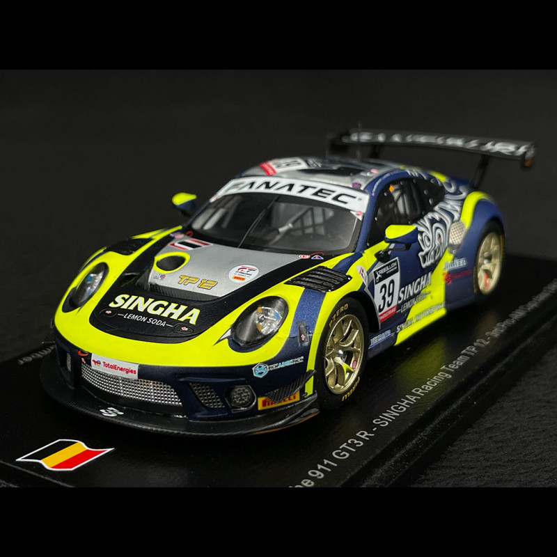 Porsche 911 GT3 R n° 39 24h Spa 2022 SINGHA Racing 1/43 Spark SB519