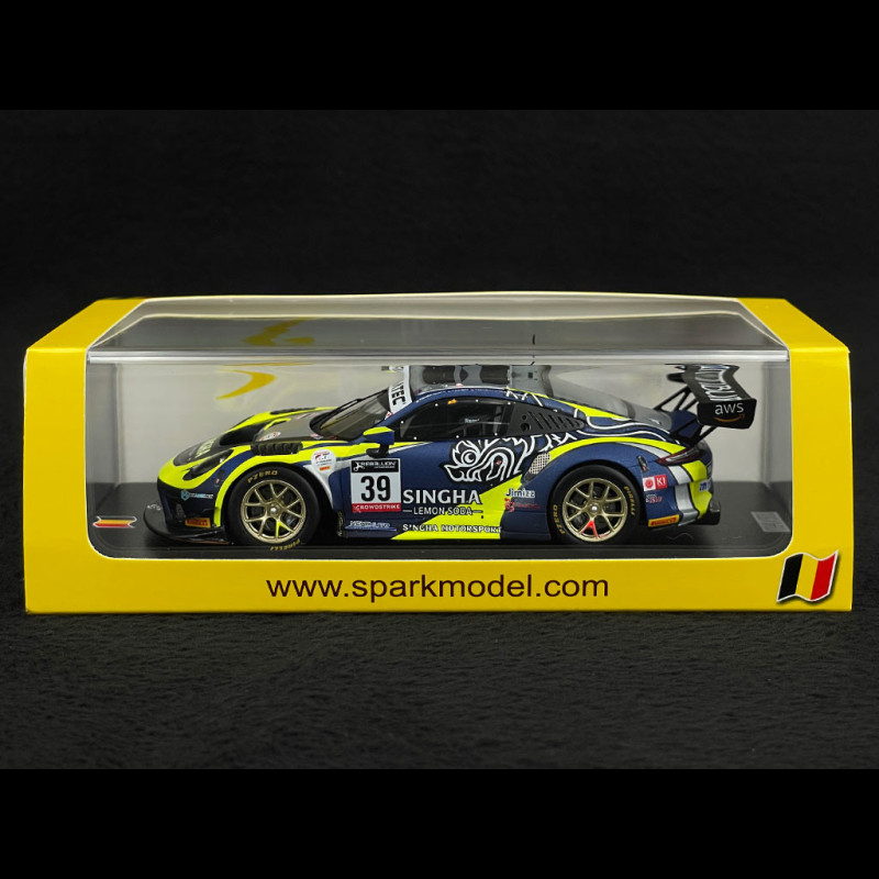 Porsche 911 GT3 R n° 39 24h Spa 2022 SINGHA Racing 1/43 Spark SB519