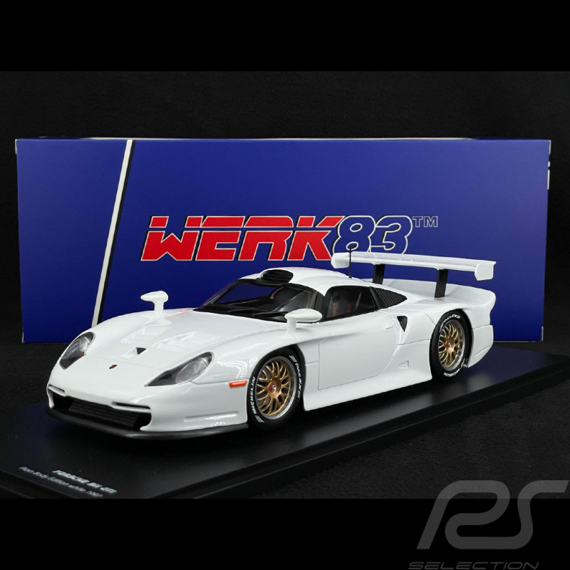 Porsche 911 GT1 Type 993 Plain Body 1997 White 1/18 Werk83 W18012003