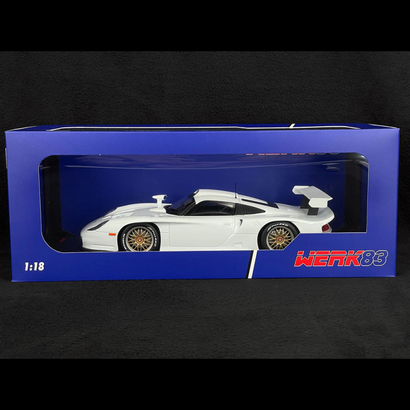 Porsche 911 GT1 Type 993 Plain Body 1997 Weiß 1/18 Werk83 W18012003