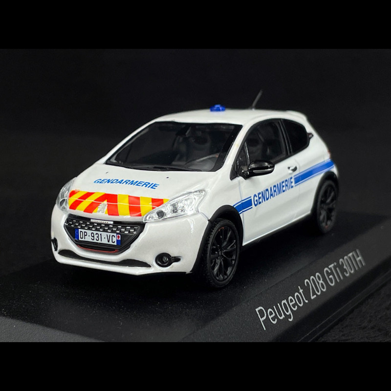 Miniature Norev PEUGEOT 208 GTI 30TH GENDARMERIE - 2014