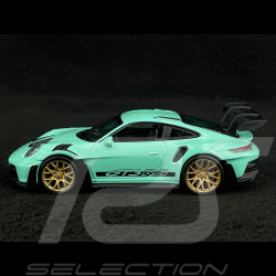 Porsche 911 GT3 RS Type 992 2022 Mint green 1/43 Norev Jet-car 750045