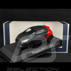 Peugeot 208 GTi 30th 2014 Matt Black / Red 1/43 Norev 472821