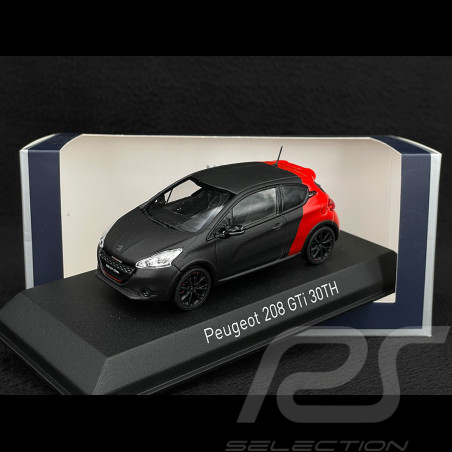 Peugeot 208 GTi 30th 2014 Mattschwarz / Rot 1/43 Norev 472821