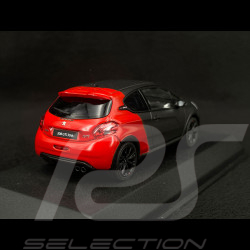 Peugeot 208 GTi 30th 2014 Mattschwarz / Rot 1/43 Norev 472821