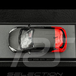 Peugeot 208 GTi 30th 2014 Noir mat / Rouge 1/43 Norev 472821