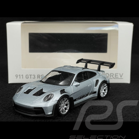 Porsche 911 GT3 RS Type 992 2022 Gris Argent 1/43 Norev Jet-car 750046