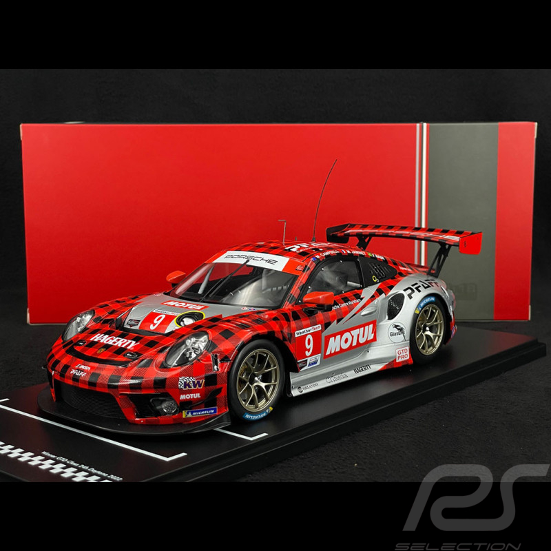 Porsche 911 GT3 R Type 991 n° 9 Vainqueur 24h Daytona 2022 1/18 Ixo Models LEGT18-23001B