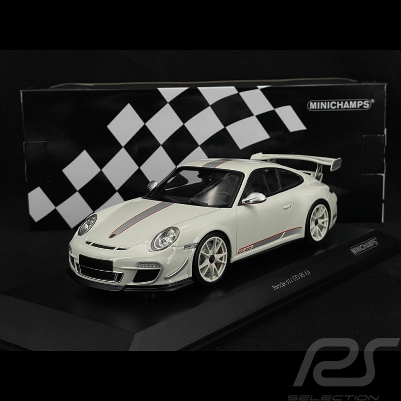 Porsche 911 GT3 RS 4.0 Type 997 2011 White 1/18 Minichamps 155062221