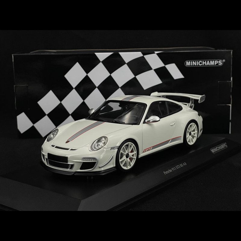 Porsche 911 GT3 RS 4.0 Type 997 2011 White 1/18 Minichamps 155062221