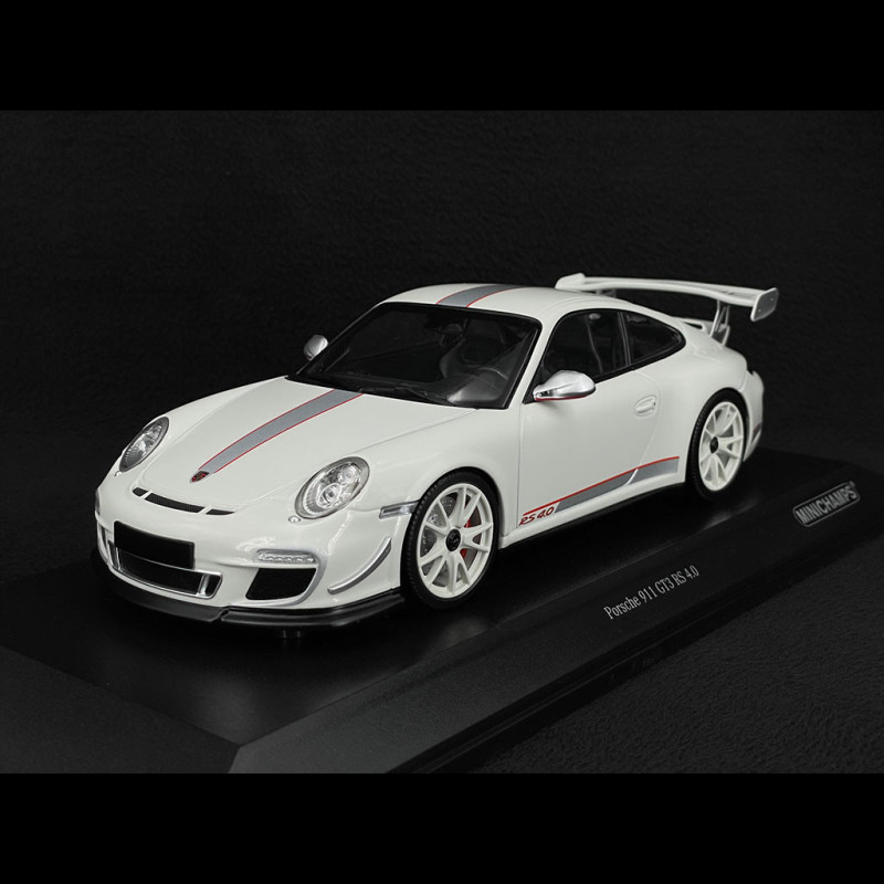 Porsche 911 GT3 RS 4.0 Type 997 2011 White 1/18 Minichamps 155062221