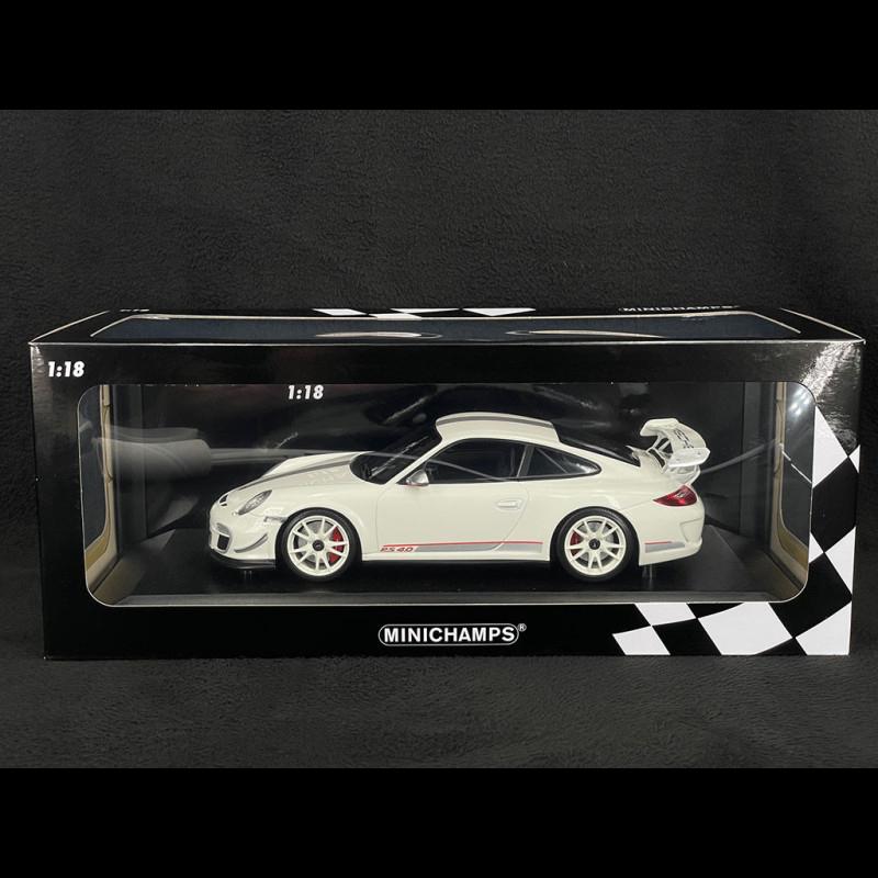 Porsche 911 GT3 RS 4.0 Type 997 2011 White 1/18 Minichamps 155062221