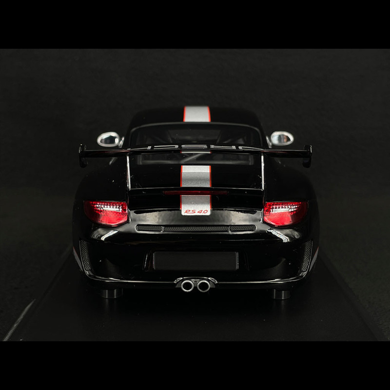 MINICHAMPS – Porsche 911 GT3 RS 4.0 2011 – Échelle 1/18 – Modèle Miniature Métal Blanc – Collectionneur