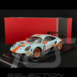 Porsche 911 GT3 R Type 991 n° 20 Gulf Vainqueur 24h Spa 2019 1/18 Ixo Models LEGT18-23003
