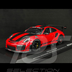 Porsche 911 GT2 RS MR Manthey Racing Type 991 2018 Record du Tour Nordschleife Rouge Indien 1/18 Minichamps MR-911-GT2RS-1804