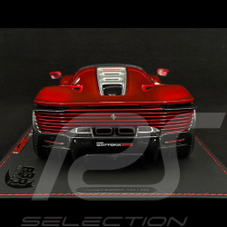 Ferrari Daytona SP3 Icona 2022 Open Roof Magma Red Metallic 1/18 BBR P18214A