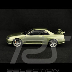 Nissan GT-R R34 Skyline 1999 Lichtgrün metallic 1/18 Solido S1804308