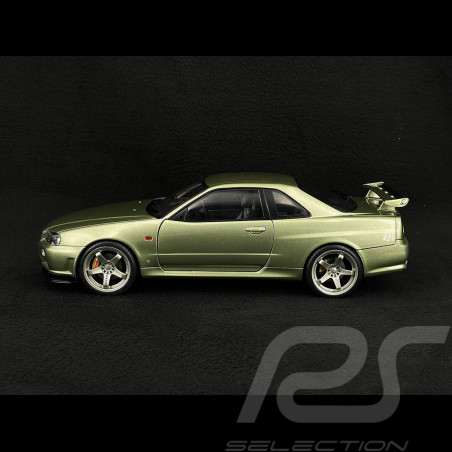 Nissan GT-R R34 Skyline 1999 Lichtgrün metallic 1/18 Solido S1804308