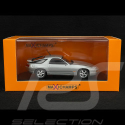 Porsche 928 GTS 1991 Zermatt silver metallic 1/43 Minichamps 940068105