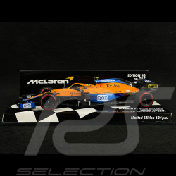 Lando Norris McLaren MCL35M n° 4 7ème Grand Prix F1 Russie 2021 1/43 Minichamps 537215904