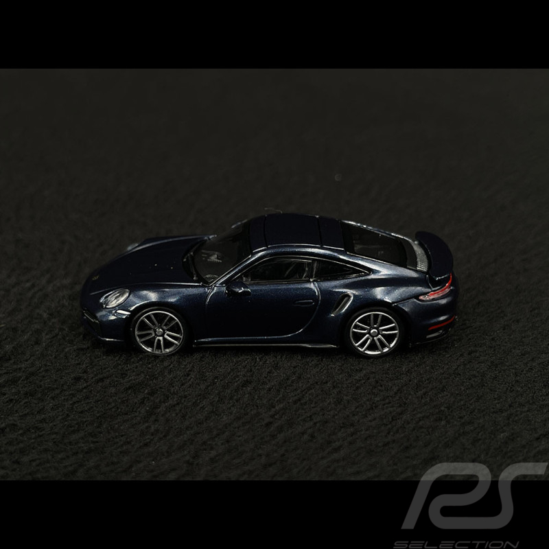 Porsche 911 Turbo S Type 992 2020 Night blue metallic 1/87 Minichamps 870069074