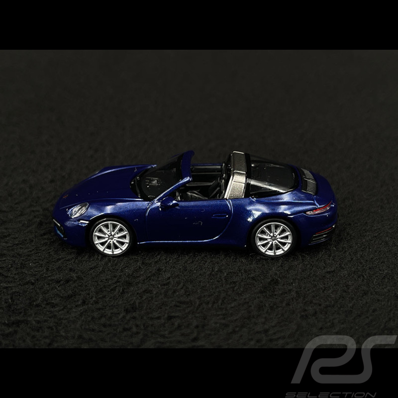 Porsche 911 Targa 4 Type 992 2020 Gentian blue metallic 1/87 Minichamps 870069061