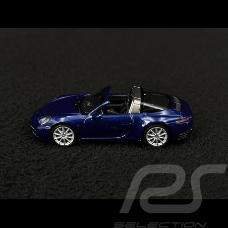 Porsche 911 Targa 4 Type 992 2020 Bleu gentiane métallisé 1/87 Minichamps 870069061