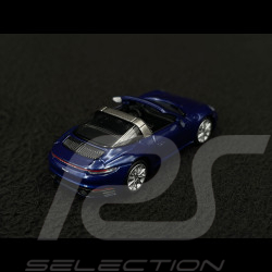 Porsche 911 Targa 4 Type 992 2020 Bleu gentiane métallisé 1/87 Minichamps 870069061