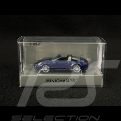 Porsche 911 Targa 4 Type 992 2020 Bleu gentiane métallisé 1/87 Minichamps 870069061