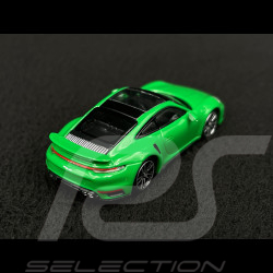 Porsche 911 Turbo S Type 992 2020 Python green 1/87 Minichamps 870069070