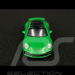 Porsche 911 Turbo S Type 992 2020 Python green 1/87 Minichamps 870069070