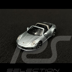Porsche 911 Targa 4 Type 992 2020 Gris glacé métallisé 1/87 Minichamps 870069062