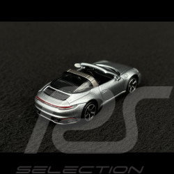 Porsche 911 Targa 4 Type 992 2020 Gris glacé métallisé 1/87 Minichamps 870069062