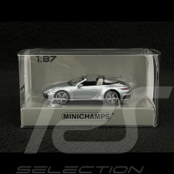 Porsche 911 Targa 4 Type 992 2020 Eisgrau metallic 1/87 Minichamps 870069062
