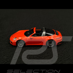 Porsche 911 Targa 4 Type 992 2020 Lavaorange 1/87 Minichamps 870069061