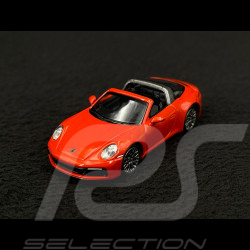 Porsche 911 Targa 4 Type 992 2020 Orange fusion 1/87 Minichamps 870069061